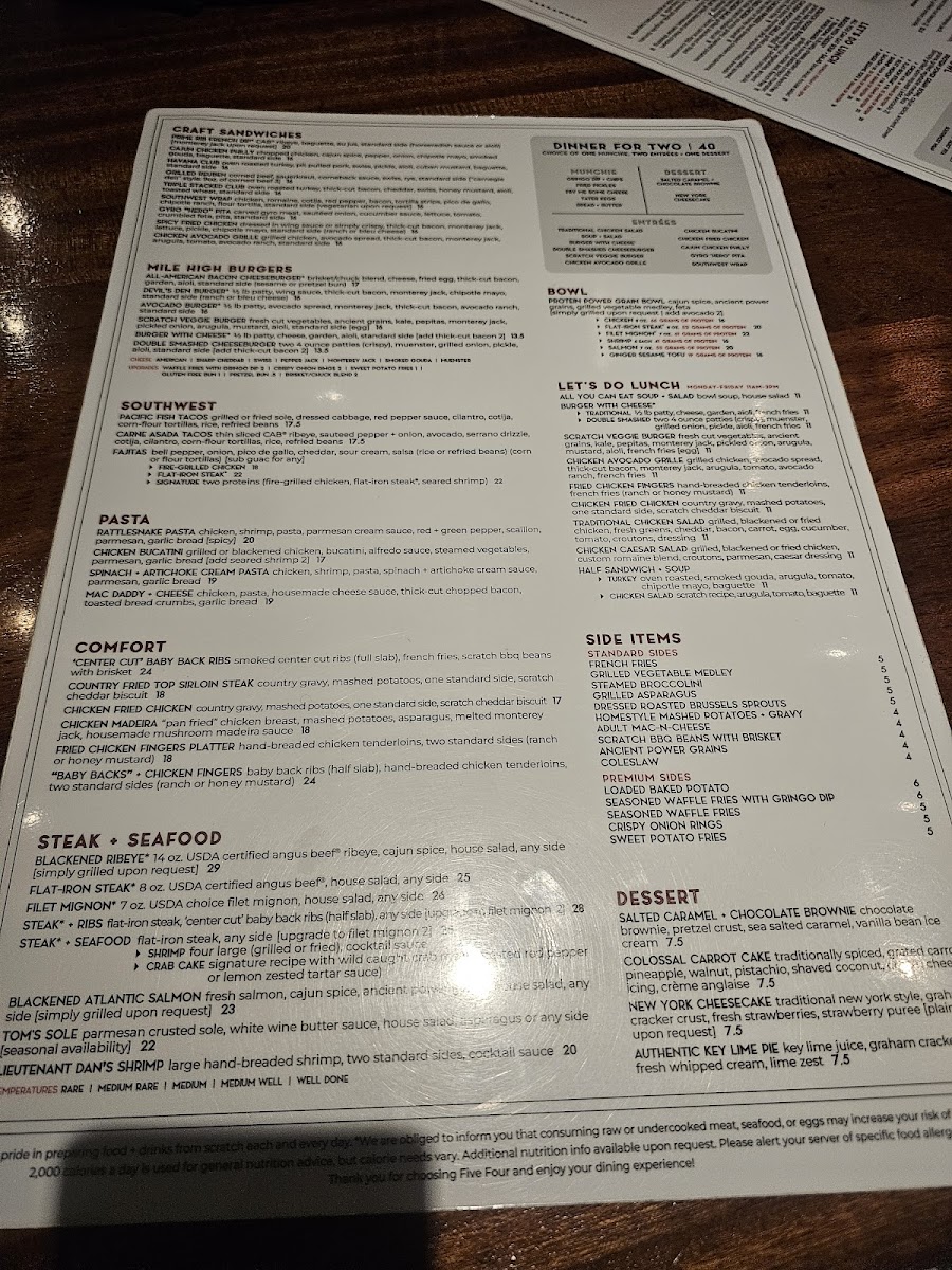 Menu 54Th Street Restaurant & Drafthouse-8